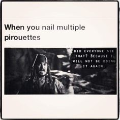 a black and white poster with the caption when you nail multiple projettes