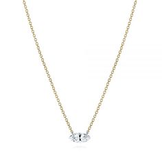 105221 14k Yellow Gold Necklace   1 Marquise Diamond - .24 ctw   Clarity: SI, Color: H. This classic necklace features a quarter carat marquise cut diamond that is drilled on each end and invisibly attached to a 14k yellow gold chain. Pendants Marquise Cut Diamond Necklaces With Accents, Marquise Cut Diamond Necklace With Accents, Diamond White Marquise Necklace With Single Cut Diamonds, Luxury Marquise Cut Diamond Accent Necklace, Marquise Cut Diamond Necklace With Single Cut Diamonds, Marquise Cut Single Diamond Necklace, Fine Jewelry Marquise Diamond Necklace With Single Cut Diamonds, Fine Jewelry Marquise Diamond Necklace With Brilliant Cut, Fine Jewelry Diamond Necklace With Marquise Single Cut Diamonds