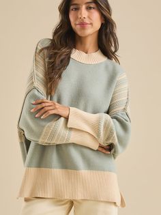 Cozy up in style with this fair isle tunic pullover sweater. The dolman drop shoulders create a relaxed and comfortable fit, making it perfect for chilly days. Chenille Sweater, Shoes With Jeans, Altar'd State, Tunic Sweater, Christmas Dress, Dress With Boots, Fair Isle, Jeans Shop, Pullover Sweater