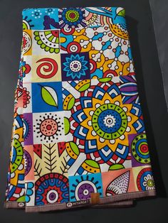 DESCRIPTION Multicolor African Ankara Fabric. This is high quality African print is 100% cotton and it's 45 inches wide. It is used for making African Clothing, African quilts, & For Home decoration. FYI: Print is Double sided. The listing is for Per yard, 6yards and Headwrap For Each piece of fabric measures: 34-36in by 45in for 1yard 105-108in by 45in for 3yards 210-216in by 45in for 6yards 70in by 22in for Head wrap If you purchase more than one yard, you will receive one continuous piece. *If you require more than what I have listed, feel free to send me email. CARE INSTRUCTIONS:•DO NOT BLEACH•Hand wash with cold water and mild soap or Dry clean•Press with warm iron on the wrong side only. Color may be different due to your monitor African Quilts, Clean And Press, Head Wrap Headband, African Ankara, Ankara Fabric, Mixing Fabrics, Head Wrap, African Clothing, Mild Soap