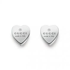 Brand: GucciRange: TrademarkModel No: YBD22399000100UGender: FemaleStyle: StudsMaterial: Sterling SilverWarrenty: Manufacturers WarrentyDesignHeartSize Type2Service Interval6 Gucci Jewelry, Silver Heart Earrings, Heart Stud Earrings, Heart Shaped Earrings, Heart Studs, Heart Earrings Studs, Online Earrings, Sterling Silver Heart, Sterling Silver Studs