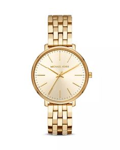 Michael Kors - Pyper Watch, 38mm Watches Women Michael Kors, Coordinates Bracelet, Gold Michael Kors Watch, Gold Watches Women, Bracelet Watches Women, Bangle Watches, Everyday Elegance, Sleek Style, Women's Watch