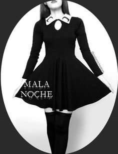 Merlina Moon dress Addams dress Wednesday Addams moon Addams Wednesday, Addams Dress, Odd Fashion, Moon Top, Moon Dress, Dark Outfits, Dark Moon, Lovely Clothes, Wednesday Addams