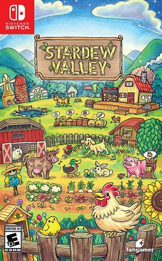 the nintendo game stardew valley is shown