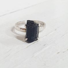 raw black tourmaline ring 925 silver,black tourmaline rings,rough Tourmaline rings,black gemstone rings,crystal rings,handmade rings available in all ring sizes Black Tourmaline Rings As Gifts, Black Tourmaline Gemstone Rings, Black Tourmaline Rings For Gift, Handmade Rings Silver, Tourmaline Rings, Rings Crystal, Raw Black Tourmaline, Black Tourmaline Ring, Rings Black