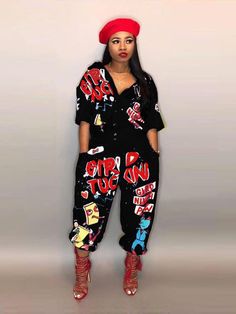 Hip Hop Style Women, Plus Size Romper Jumpsuits, Hipster Prints, Half Sleeve Jumpsuit, Hipster Women, Collar Jumpsuit, Women Jumpsuit, Loose Jumpsuit