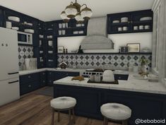 ❗️IF REPOST GIVE CREDITS❗️bloxburgbuild, roblox, bloxburg, familyhouse, aesthetic, custom, buildinspo, suburbanhouse, bloxburgdesign, bloxburghouse, bloxburgfamilyhouse, winter, winterhouse, christmas, kitchen, inspo Kitchen Inspo, Christmas Kitchen, Winter House, Kitchen Ideas, Building, Christmas