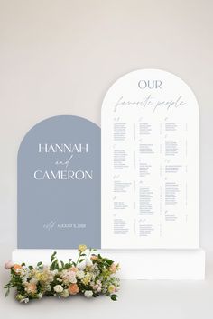 Ceremony Signage Wedding Lily roe Co. Dusty Blue Seating Chart Wedding, Table Number Display Seating Charts, Arched Wedding Seating Chart, Welcome Sign And Seating Chart Wedding, Seat Chart Wedding Ideas, Arched Wedding Sign, Wedding Ceremony Welcome, Welcome Sign Seating Chart, Wedding Seating Charts