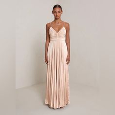 Purchased From Alc Marked Down But It’s Originally $795 - Never Worn!!! Not Even Taken Out Of Bag!! Can’t Find Anywhere Now! Literally So Cute! Satin Pleated Dress, Casual Work Dress, Pleated Satin Dress, Fall Fashion Dresses, Dress For Fall, Wedding Court, Work Dress, Casual Work, Chic Dress