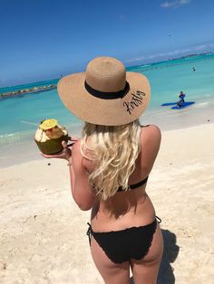 "Need sooner? reach out! ** WE CURRENTLY ONLY HAVE THE SLIGHTLY DEEPER BEIGE COLOR HAT (every picture except #1 If ordering, your hat will be this color :) Custom saying floppy beach hat! This hat is sure to impress your friends whether it's just for a day on the water, at the pool, or the perfect gift for a bachelorette weekend! ----------------------------------------------------------------- HAT DETAILS: - Beige straw hat, 15 in wide (~4.5 brim) - Custom wording is permanent with custom cut p Beachwear Sun Hat For Vacation, Beachwear Hats For Vacation, Adjustable Swimwear For Vacation, Vacation Straw Hat For Pool In Beachwear Style, Beachy Sun Hat For Poolside Vacation, Beachwear Straw Hat For Vacation Pool, Beachwear Sun Hat For Poolside And Beach Season, Beachwear Sun Hat For Poolside, Vacation Beachwear Straw Hat For Pool