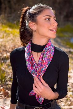 This is an original women silk scarf in a unique pink and purple design, showcasing colourful scribbles and lines on a soft and silky scarf. SIZE 70 centimetres by 70 centimetres WEIGHT 21gr FABRIC Each scarf is made with pure silk crepe satin, with 8 mm thickness COLOR Colours may appear different in the photo because of camera angles or shadows. Primary colour: Pink Secondary colour: Purple HOW TO CARE FOR YOUR SCARF Submerge in lukewarm water with liquid soap Leave to dry in shadowy place Iro Trendy Pink Silk Scarf Gift, Trendy Pink Silk Scarf, Trendy Pink Silk Scarf As Gift, Pink Casual Scarf For Gift, Casual Pink Scarves For Gifts, Pink Artistic Scarf Gift, Pink Artistic Scarf For Spring, Artistic Pink Silk Scarf, Artistic Pink Scarves For Spring