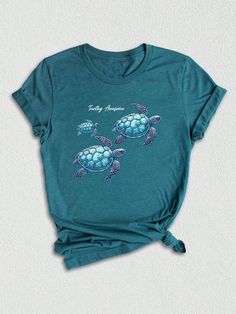 Embrace the summer vibes with our custom ocean-themed shirt, perfect for beach bums and nautical enthusiasts alike. This stylish tee features a vibrant design of turtles and the sun, making it the ideal summer beachwear for those who love the sea. Upgrade your wardrobe with this unique and trendy summer shirt that will surely make a splash wherever you go. Elevate your summer wardrobe with our custom ocean-themed shirt, perfect for beach bums and nautical enthusiasts alike. 2. Made from high-qua Sun T Shirt, Beach Tshirt, Nautical Shirt, Ocean Shirt, Turtley Awesome, Turtle Shirts, Surf Tee, Beachwear Collection, Sun Shirt