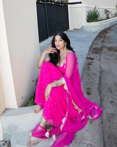 bright pink mirror work lehenga Mirror Lehenga, Party Wear Lehenga Choli, Lehenga Online, Choli Designs, Pink Lehenga, Pink Mirror, Designer Lehenga Choli, Pop Of Color, Lehenga Choli