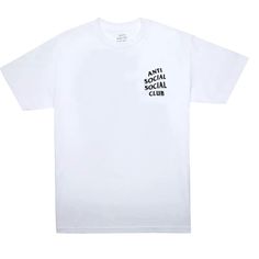 New Without Tags. Size Large. Made In The Us. Smoke Free Home. Anti Social Social Club White Shirt, White Basic T-shirt With Back Print, Basic White Shirt With Text Print, White Graphic Tee With Back Print, Basic White Tops With Back Print, White Basic Tops With Back Print, Urban White Shirt With Screen Print, Urban Style White Shirt With Screen Print, Urban White Shirt With Front Print