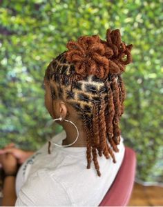 Loc Styles for Women: 31 Ideas that’ll Transform Your Dreadlocks Loc Styles For Women, Dreads Short Hair, Rope Twists, Short Dreadlocks Styles, Dreads Styles For Women, Loc Hairstyles, Faux Locs Hairstyles