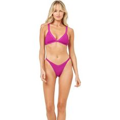 Simply stylish, the L Space Farrah Bikini Top brings a laid back vibe and comfortable stretchy quick-drying ribbed fabric to your days in the sun. Solid Ribbed Fitted Swimwear, Fitted Solid Ribbed Swimwear, Casual Solid Ribbed Swimwear, Casual Solid Color Ribbed Swimwear, Casual Ribbed Swimwear For Pool, Poolside Ribbed Triangle Top Swimwear, Casual Ribbed Swimwear For Vacation, Ribbed Stretch Swimwear For Pool, Stretch Ribbed Swimwear For Pool