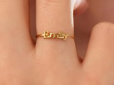 Adjustable  size Custom Gold Name Ring Silver Personalized Name Ring Rose Gold Name Ring Bridesmaids Name Ring Mama Name Ring * gift for her  In the personalized section please write the name you want on the Ring Custom Name Adjustable Initial Ring For Promise, Adjustable Personalized Gold Midi Rings, Gold Adjustable Initial Ring With Custom Name, Adjustable Gold Initial Ring With Customized Name, Personalized Gold Midi Rings For Wedding, Personalized Adjustable Initial Open Ring, Adjustable Gold Midi Rings For Valentine's Day, Personalized Initial Open Ring, Personalized Adjustable Open Initial Ring