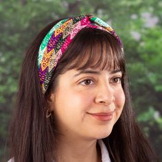 Crafted with a traditional Andean textile, this acrylic headband is a charming creation presented by the Peruvian Silva Family. The accessory features a colorful palette in a geometric pattern, adding a cheerful aura to the item. Silva Family, Acrylic Headband, Colorful Palette, Gift Suggestions, Premium Gift, Free Gift Wrapping, Vibrant Red, Aura, Blankets