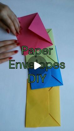 paper envelopes are used to make origami