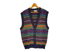 Vintage Sweater Vest Mystery Grandpa Academia Aesthetic Clothing 90s - Etsy Casual Multicolor V-neck Vest, Casual Fitted Multicolor Vest, Fitted Multicolor Casual Vest, Multicolor Fitted Casual Vest, Casual Multicolor Fall Vest, Vintage Multicolor Sleeveless Sweater Vest, Fitted Multicolor Sweater Vest For Winter, Multicolor Fitted Winter Vest, Winter Multicolor Fitted Vest