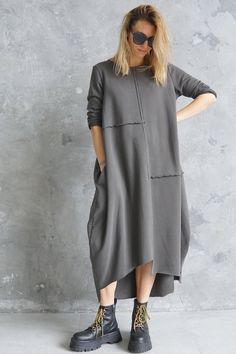 This Womens Dresses item by DIDRESS has 162 favorites from Etsy shoppers. Ships from Lithuania. Listed on Oct 5, 2023 Casual Gray Dress With Asymmetrical Hem, Relaxed Fit Long Sleeve Cotton Midi Dress, Oversized Cotton Sweatshirt Dress For Spring, Cotton Lagenlook Maxi Dress With Relaxed Fit, Cotton Lagenlook Maxi Dress In Relaxed Fit, Cotton Lagenlook Maxi Dress With Long Sleeves, Cotton Relaxed Fit Sweatshirt Dress, Oversized Lagenlook Long Sleeve Maxi Dress, Oversized Long Sleeve Lagenlook Maxi Dress