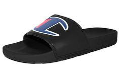 PRICES MAY VARY. Soft, single band upper. Lightweight, contoured footbed. Polyurethane upper. EVA midsole.  Whether you're poolside or strolling into casual Friday in cool, laidback style the Champion® Kids IPO slide will complete your look. Solid Champion slide sandal is made of lightweight polyurethane. Fixed strap features a brushed lining for next-to-skin comfort. Signature two-tone Champion logo. One-piece contoured foam footbed. Durable gripped outsole. Imported. Measurements:   Weight: 5 Champion Slides, Champion Logo, Fathers Day Presents, Amazon Products, Kids Luggage, Travel Lover, Travel Deals, Laid Back Style, Embossed Logo