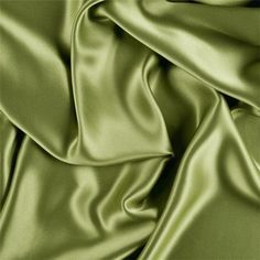 Charmeuse Fabric, Club Color, Silk Charmeuse, Oil Cloth, Apple Green, Green Silk, Green Aesthetic, Fashion Fabric