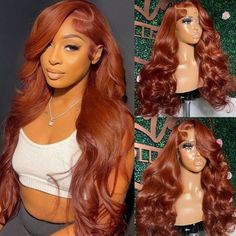 Brand Beautyforever Hair Color #D3 Hair Length 14-26 Inch Hair Weight 173-268g/pc Cap Construction Body Wave Lace Frontal Wigs Cap Size Average 22-22.5Inch (Adjustable)  Lace Material Swiss Lace Cap Construction Import Cap+ 13x4 Lace Frontal Wig Style Machine Weft+Hand-Woven Quality 10A Grade High Quality, 100% Virgin Hair, Tangle Free, No Shedding Feature Slight Bleached Knots, Pre Plucked, Natural Hairline, Glueless, Baby Hair Around Items /Package: 1 Piece Can Be Bleached/Dyed Yes Processing Copper Brown Hair, Ombre Highlights, Brunette Color, Lace Front Wigs Human Hair, Remy Human Hair Wigs, Copper Brown, Beautiful Wigs, Wigs Human Hair