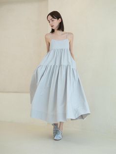 Composition : nylon 100%Country of Origin : Republic of Korea Spring Gray A-line Maxi Dress, Gray Midi-length Summer Dresses, Sleeveless Gray Maxi Dress For Spring, Gray Sleeveless Midi Dress For Summer, Gray Sleeveless Spring Dress, Gray Summer Sundress, Sleeveless Long Dress, Light Gray, Jumpsuit Dress