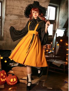 ❤︎Little Witch Comic Halloween Setup❤︎
Please allow 2-3 weeks for product shipping. Modern Witch Outfit, Witch Comic, Halloween Setup, Halloween Tea Party, Purim Costumes, Witch Cosplay, Halloween Skirt, Party Photoshoot, Royal Tea