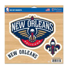 the new orleans pelicans sticker is shown