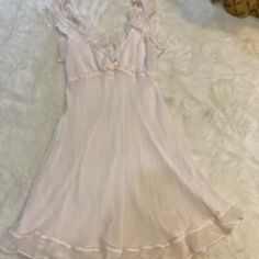 Brand New, Never Worn. Sweet Nightgown. Great For A Honeymoon Or Romantic Trip. Nightgown Romantic, Sheer Nightgown, Pink Sheer, Romantic Travel, Night Gown, Women's Intimates, Light Pink, Slip On, Brand New