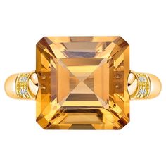 This is fancy Citrine Ring in Octagon shape purple hue. The Ring is elegant and can be worn for many occasions. The Citrine around the ring add to the beauty and elegance of the ring. Citrine Fancy Ring in 18Karat Yellow Gold with White Diamond. Citrine: 7.79 carat, 12X12mm size, Octagon shape. Citrine: 0.25 carat, 1.50mm size, round shape. White Diamond: 0.20 carat, 1.30mm size, round shape, G color, VS clarity. Gold: 5.123g, 18Karat White Gold. R1516 Luxury Gold Topaz Ring, Luxury 14k Gold Topaz Ring, Luxury Rings With Baguette Cut Gemstone Accents, Elegant Yellow Gold Amethyst Open Ring, Elegant Yellow Emerald Cut Diamond Ring, Elegant Yellow Emerald-cut Diamond Ring, Luxury Brilliant Cut Topaz Ring In Yellow Gold, Luxury Brilliant Cut Citrine Diamond Ring, Luxury Brilliant Cut Yellow Gold Topaz Ring