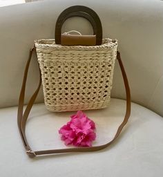 Our Ibiza straw crochet handbag is the perfect addition to your spring/summer wardrobe! This lightweight tote is a must for vacation! Lightweight Straw Woven Handbag Top handles and straps Materials: 100% Paper Straw Drawstring Opening-Polyester Lining Imported Approximately: 7x7.8 in Spring Braided Crochet Shoulder Bag, Summer Shopping Bag With Braided Details, Summer Shopping Braided Shoulder Bag, Summer Braided Shopping Bag, Summer Braided Shoulder Bag For Shopping, Spring Braided Crochet Tote Bag, Summer Braided Crochet Shoulder Bag, Braided Crochet Shoulder Bag For Summer, Spring Braided Tote Beach Bag