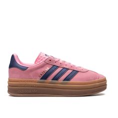 Brand New With Tags And Still In Box! Ordered A Size 7 So They Fit Size 7.5 And I’m Unfortunately An 8! Can’t Return Because They’re From Stockx. Adidas Pink Platform Sneakers For Streetwear, Pink Leather Platform Sneakers With Vulcanized Sole, Adidas Platform Sneakers With Gum Sole, Adidas Sneakers With Gum Sole, Adidas Lace-up Platform Sneakers, Adidas Platform Sneakers With Round Toe, Pink Leather Platform Sneakers, Adidas Gazelle Bold Pink, Adidas Gazelle Blue