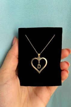 "Initial Heart Necklace, 14K Gold Initial Necklace, Engraved Heart Pendant, Personalized Necklace, Name Necklace Gift For Her, Christmas Gift. P E R S O N A L I Z E D ∙ J E W E L R Y ❤ Handmade with love ❤ 🧿 Welcome to GDjeweltr. All our jewelery is made by handmade in our workshop as custom. The most unique gift you can find for you and your loved ones ♥ Please take a look my store to see our handmade necklaces, rings, earrings and bracelets collection. ⭐ Item Details: * Material: High Quality Heart Cut 14k Gold Heart Necklace For Gift, 14k Heart Cut Necklace For Gift, Personalized Gift Heart Pendant Necklace With Initials, 14k Gold Heart Necklace With Hallmarks, 14k Stamped Heart Necklace For Valentine's Day Gift, Personalized Heart-shaped Necklace For Formal Events, Personalized Heart-shaped Initial Necklace For Her, Heart-shaped Personalized Initials Jewelry, Personalized Gift Heart-shaped Name Necklace