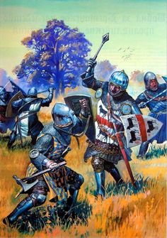 Combat of the Thirty- Breton War of Succession Medieval Paintings