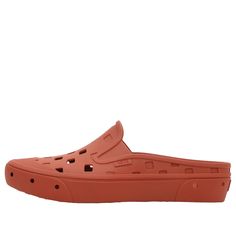 Vans Slip-On Mule TRK Shoes 'Red' VN0005V8GWP (Casual/Unisex/Non-Slip/Wear-resistant) Vans Slip On, Slip On Mules, Mule, Mens Accessories, Slip On, Red, How To Wear