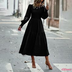 Fashionable Free Spirit Evening Gowns Long Dress Elegant, Fashion Draping, Long Dresses Elegant, Banquet Wedding, Fashion Sweaters, Korea Style, Party Dress Long Sleeve, Floor Length Gown, Dress Elegant