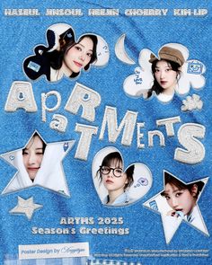 an advertisement for the upcoming season of tv series,'apartment at 3pm's '