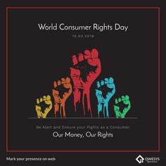 an advertisement for the world consumer rights day