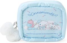 Introducing the Cinnamoroll Nemu Nemu Sleepy Pouch, the perfect accessory to add a bit of cuteness and organization to your daily essentials. Featuring an adorable design of Cinnamoroll drifting off into dreamland, this soft and cozy pouch is as functional as it is charming. Dimensions: 15cm wide x 7cm deep x 12cm high Exterior Details: The front showcases Cinnamoroll and friends in a dreamy, bedtime theme. Comes with a fluffy pom-pom zipper pull for added charm. Interior: Features a soft pink lining with additional compartments to keep your items neatly organized. Whether for travel, school, or daily use, the Cinnamoroll Sleepy Pouch is both practical and adorable—making it a must-have for Sanrio fans! Cinnamoroll And Friends, Sleepy Time, Exterior Details, Travel School, Daily Essentials, Zipper Pulls, Soft Pink, Pom Pom, Pouch