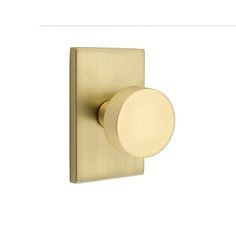 an image of a brass door knob on a white background