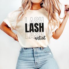 Lash Merch, Lash Shirts, Designs For Cricut, Lash Quotes, Lash Tech, Lash Artist, Tech Design, Nail Artist, Svg Design