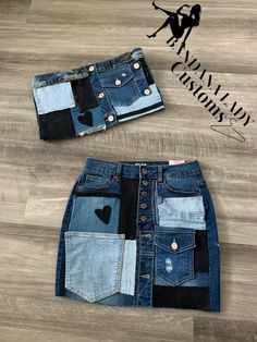 Vestiti In Jeans, Vetements Shoes, Denim Ideas, Diy Fashion Clothing, Denim Diy, Upcycled Fashion