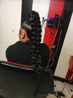 Braid Pony, Sleek Braided Ponytail, High Ponytail Hairstyles, Weave Ponytail Hairstyles, Sleek Ponytail Hairstyles, Black Ponytail Hairstyles, Braided Ponytail Hairstyles, A Pony, Have Inspiration