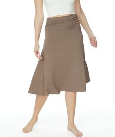 Flared, Mid-length skirtBanded waist with side shirring accentSoft and lightweight240 GSM weightComfortable and flexible fitShe would dance all day with this dazzling skirtMade In: MADE IN USAFabric Contents: ORGANIC BAMBOO SPANDEXCare Instructions: MACHINE WASH Versatile Maxi Skirt With Stretch Elastic Waistband, Versatile Stretch Maxi Skirt With Elastic Waistband, Fitted Flared Maxi Skirt With Elastic Waistband, Versatile Stretch Midi Skirt, Stretch Tiered Skirt With Elastic Waistband, Versatile Knee-length Flowy Skirt, Solid Ruched Midi Skirt, Long Stretch Lined Skirt, Flattering Stretch Skirted Bottoms