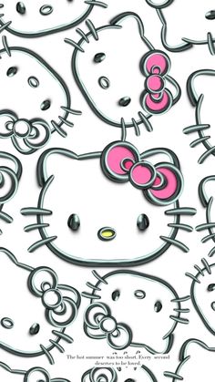 an image of hello kitty wallpaper