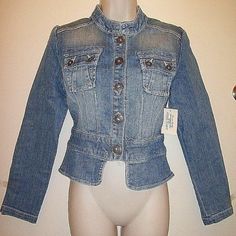 Women's Beautifully Designed Vintage Designer Gorgeous Guess Jeans Blue Denim Tapered Fashion Jacket Size Medium. It Has A Fabulous Design With Many Special Accents. It Will Be Great For Career, Church, School, An Evening Out And More. It Is A Must Have For The Fashionista. Very Hard To Find, Will Make A Great Gift. Measurements Jacket Chest: 38-40 " Sleeves: 23.5" Length: 20" Thank You For Looking, Have A Great Day. Fitted Washed Denim Blue Denim Jacket, Fitted Denim Blue Washed Outerwear, Fitted Washed Denim Jacket For Work, Fitted Denim Jacket With Pockets For Spring, Spring Fitted Denim Jacket With Pockets, Fitted Denim Jacket With Snap Buttons In Medium Wash, Fitted Medium Wash Denim Jacket With Snap Buttons, Fitted Denim Outerwear In Washed Blue, Fitted Washed Blue Denim Outerwear