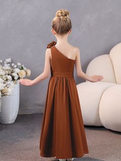 Floral One Shoulder Chiffon Junior Bridesmaid Dresses Bridesmaid Dresses Terracotta, Jr Bridesmaid Dresses Orange, Forest Green Junior Bridesmaid Dresses, Terracota Junior Bridesmaid Dress, Bridesmaid Dresses Rust, Junior Bridesmaid Dresses Yellow, Azazie Junior Bridesmaid Dresses, Junior Bridesmaid Dresses, Junior Bridesmaid